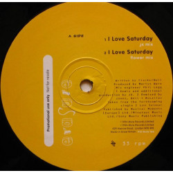 Erasure - I Love Saturday (JX Mix / Flower Mix / 2 Beatmasters Mixes) / Always (X Dub Cut) Promo Vinyl