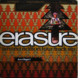 Erasure - Love To Hate You (LFO Mix / Chorus (Vegan Mix) / Am I Right (Grid Remix) / B3  (12" Vinyl Record)