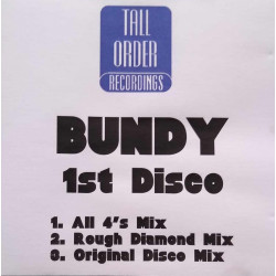 (CD) Bundy - 1st Disco (All 4's mix / Rough Diamond mix / Original Disco mix) Promo