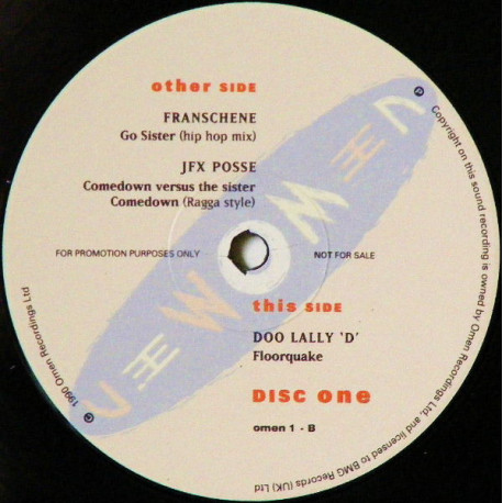 Franschene - Go Sister (Hip Hop Mix) / JFX Posse - Comedown / Doo Lally D - Floorquake