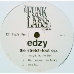 Edzy - Muzik (Is My Life) / The Groove....So Funky (samples Sugar Bear)  / Nex 2 U (12" Vinyl Promo)