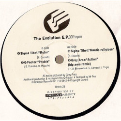 Evolution EP - Sigma Tibet - Motor & Mantis Religiosa / Grey Area - Action (Hip Area Remix) / Q Factor - Phobia