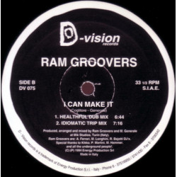 Ram Grooves - I Can make It (Idiomatic Club Mix / Dub Mix / Trip Mix) 12" Vinyl Record