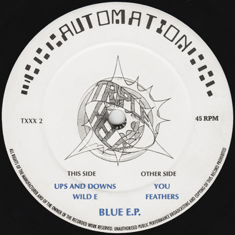 Automation - Blue EP (Ups And Downs / Wild E / You / Feathers) 12" Vinyl Record