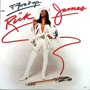Rick James - Fire it up LP featuring Love gun / Fire it up / Lovin you is a pleasure / Love in the night (7 Track Vinyl)
