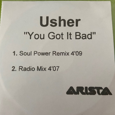 Usher - You Got It Bad (Radio Mix / Soul Power Remix)