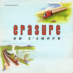 Erasure - Oh L'Amour (Re-Mix) / March On Down The Line / Gimme Gimme Gimme (Abba Cover) 12" Vinyl Record