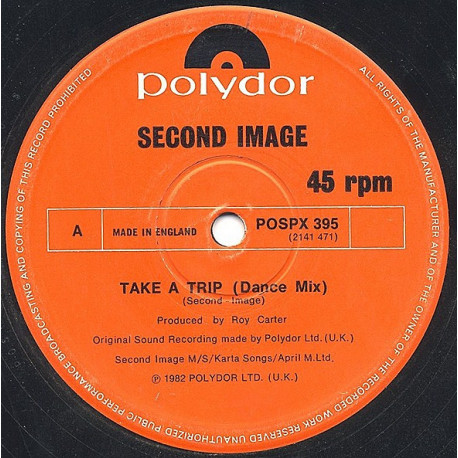 Second Image - Fall in love (Dance mix) / Take a trip (Dance mix)