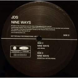 JDS - Nine Ways (Half A Doublepack Promo) JDS Remix / Perpetual Motion Remix