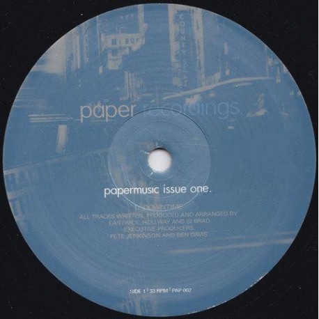 Papermusic – Issue One (Downtime / The Bridge / Paper Beats) Classic Paper Release From 95