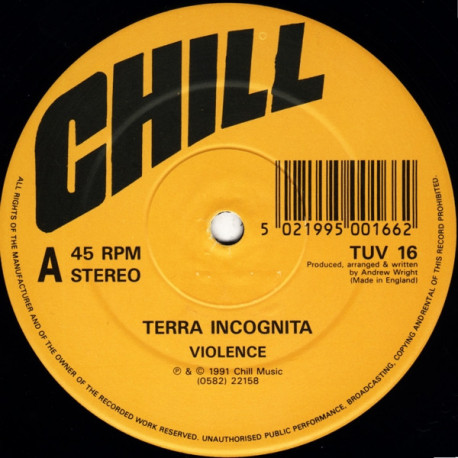 Terra Incognita - Violence / Alien Element (UK Mix / Euro Mix) 12" Vinyl Record