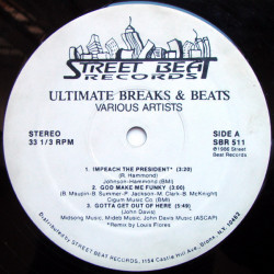 Ultimate Breaks & Beats - 6 Track LP (Impeach The President / God Made Me Funky / Action / Kool Is Back)