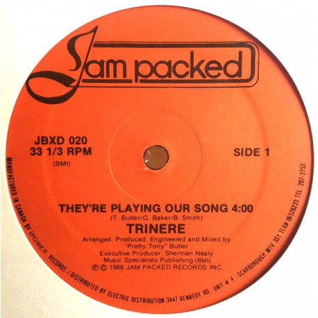 Trinere - They're Playing Our Song (2 Mixes) 12" Vinyl Record SEALED