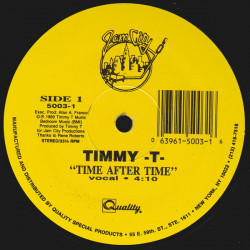 Timmy T - Time After Time (Vocal Mix / Radio Edit / Inst) 12" Vinyl Record SEALED