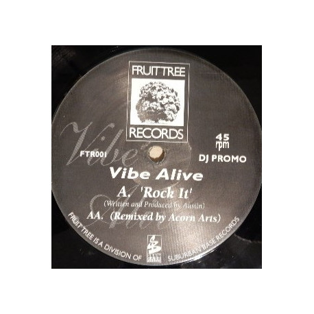 Vibe Alive - Rock It (Original Mix / Acorn Arts Remix) 12" Vinyl Record
