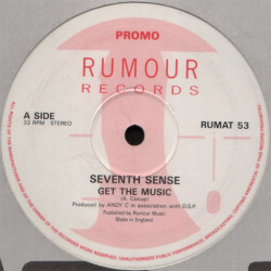 Seventh Sense - Get The Music (Original / Himalayan Dub / Jazz Crusade) 12" Vinyl Record