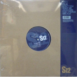 Felix - Dont You Want Me (Hooj Mix / Fierce Mix) SEALED 12" Vinyl Record