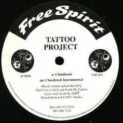 Tattoo Project - Cloudrush (Original / Instrumental) 12" Vinyl Record