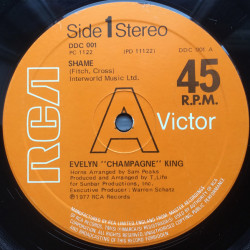 Evelyn King - Shame (Full Length Original Disco mix) / Dancin Dancin Dancin (12" Vinyl Record)