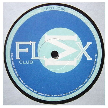 Threesome - Outta Sight (Original / Plasmastik Mix) 12" Vinyl Promo