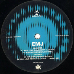 EMJ - Real Love (Kamasutra Club Mix / Original Club Mix / Kamasutra Dub / Project A Dub) 12" Vinyl