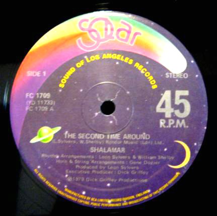 Shalamar - The second time around (Original 12ich version) / Leave it all up to love