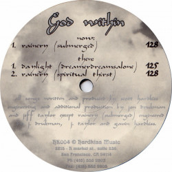 God Within - Raincry (Submerged / Spiritual Thirst) / Daylight (Dreamer Dreams Alone) 12" White Vinyl