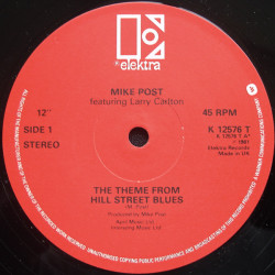 Mike Post Featuring Larry Carlton - Theme From Hill Street Blues / Aarons Tune / Afternoon Of The Rhino (12" Vinyl)