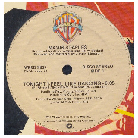 Mavis Staples - Tonight I Feel Like Dancing (Jimmy Simpson Mix) / If I Cant Have You (12" Vinyl Record)