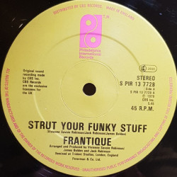 Frantique - Strut Your Funky Stuff (Long Version) / Getting Serious (12" Vinyl Record)