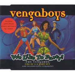 (CD) Vengaboys - We like to party (Airplay Mix / Jason Nevins Remix) / Up and down (BCM Radio Mix)