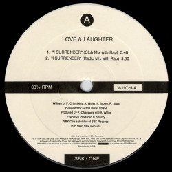Love & Laughter - I Surrender (Club Mix / Radio Mix / Dub Mixes)  SEALED 12" Vinyl Record