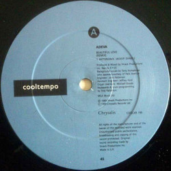Adeva - Beautiful Love (Frankie Knuckles Classic Club Mix / Remix) / Promises (Truth Mix) 12" Vinyl Record