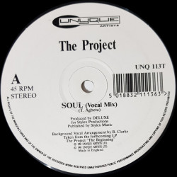 Project - Soul (Vocal mix / Master Tee Club Remix) / No pain no gain (Streetsoul Vinyl 12")