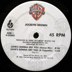 Jocelyn Brown - Loves Gonna Get You (Dance Mix / Fun House Mix / 7" Mix / Acappella) 12" Vinyl Record