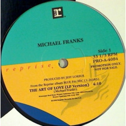 Michael Franks - The Art Of Love (Same Both Sides) 12" Vinyl Promo