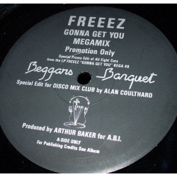 Freeez - Gonna Get You Megamix (9 Track DMC Mix) / Test Tone (12" Vinyl Promo)