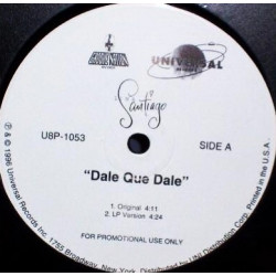 Santiago - Dale Que Dale (Original / LP Mix) 12" Vinyl Promo