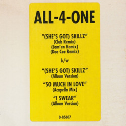 All 4 One - I Swear (LP Mix) / Shes Got Skillz (LP Mix / 3 Remixes) / So Much In Love (Acappella) 12" Vinyl