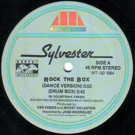 Sylvester - Rock The Box (Dance Mix / Drum Box / Dub Box / Radio Edit) 12" Vinyl Record