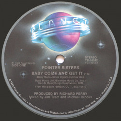 Pointer Sisters - Baby Come And Get It / Operator (12" Vinyl Record) Still In Shrinkwrap