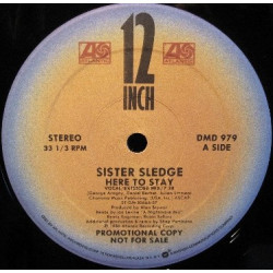 Sister Sledge - Here To Stay (Extended Mix / LP Version) / Joe Cruz - Make A Wish (12" Vinyl Promo)