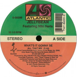 Jellybean feat Niki Haris - Whats It Gonna Be (All That Mix / Whos The Mack Dub / Pumpin Bass Mix) 12" Vinyl SEALED