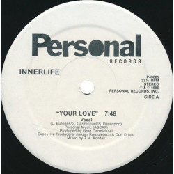 Inner Life - Your Love (Vocal Mix / Club Mix / Acappella) 12" Vinyl Record