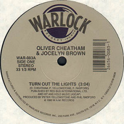 Jocelyn Brown - Somebody Elses Guy (1990 Version / 1990 Club Mix) / Turn Out The Lights (with Oliver Cheatham)