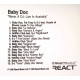 Baby Doc - Never A DJ - Live In Australia featuring Baby Doc Fat Tony & SJ feat Vocals of Steven Lucas - In dee village / Baby D