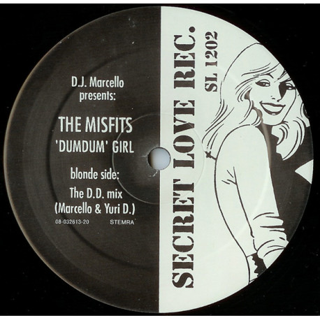 Misfits - Dumdum Girl (The D D Mix) / That ' X ' Track (X-Rated Mix) 12" Vinyl Record