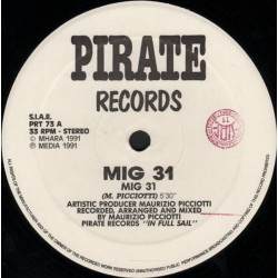 Mig 31 - Mig 31 (Mix 1 / Mix 2) Maurizio Picciotti Production (12" Vinyl Record)
