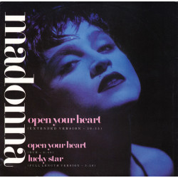 Madonna - Open Your Heart (Extended / Dub) / Lucky Star (Long Version) 12" Vinyl Record
