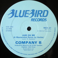 Company B - Jam On Me (Mastermind Herbie Remix / Original Mix) 12" Vinyl Record